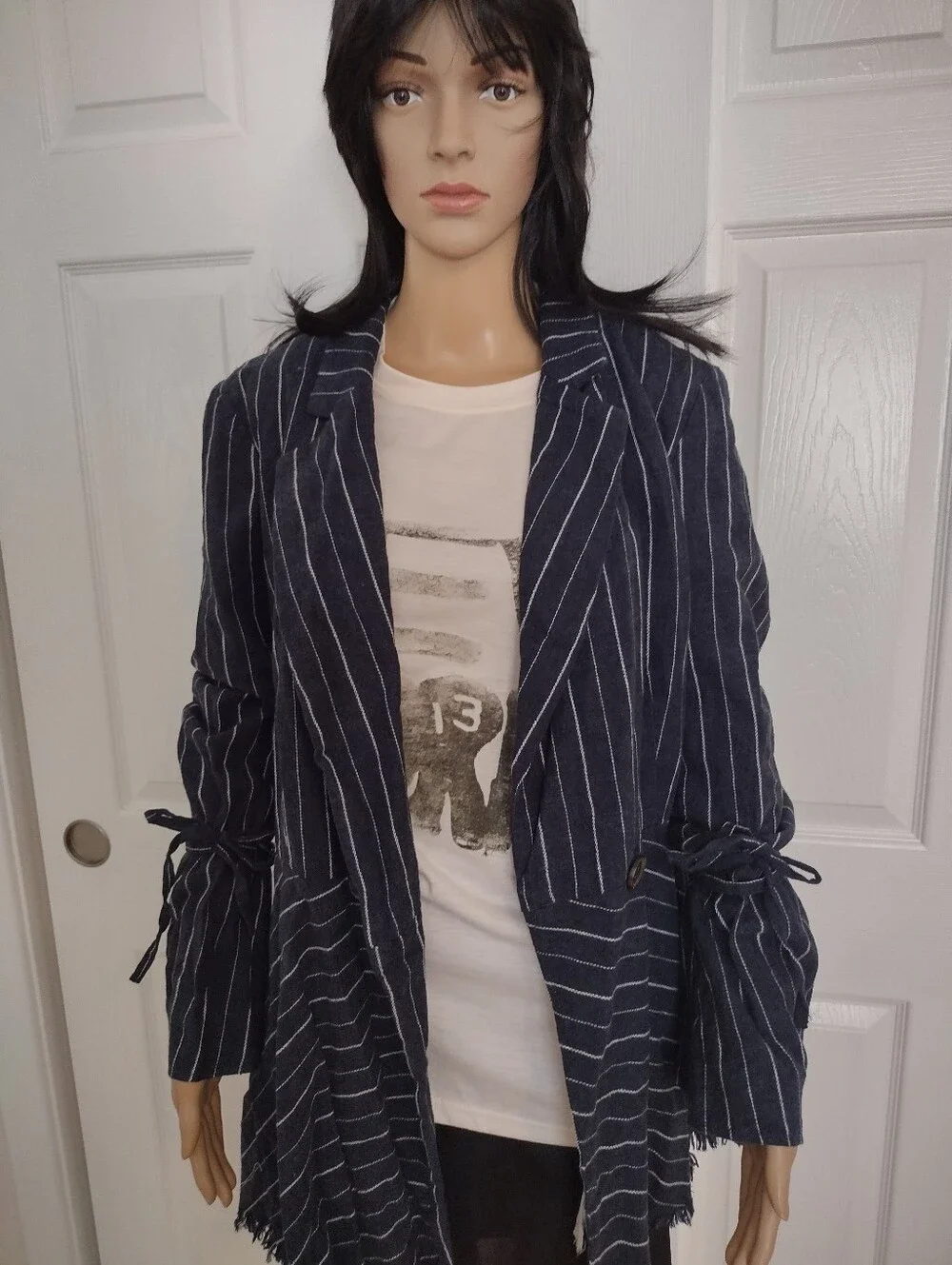 Free People Stella Navy Blazer | Size L
